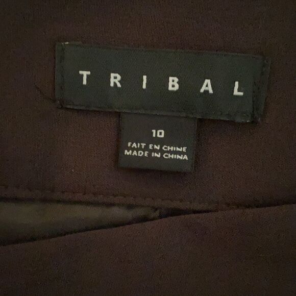 Nwt  Knee length brown classic pencil skirt. Business professional skirt size 10 - Picture 7 of 7